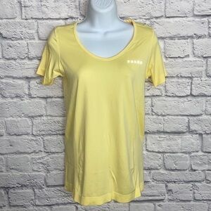 Falke Women's Yellow Fitness Active T-Shirt size Small